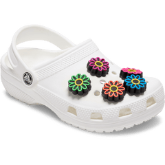 Lights Up Daisy 5 Pack Jibbitz Shoe Charm - Crocs