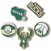 NBA Milwaukee Bucks 5 Pack Jibbitz™ charms - Crocs