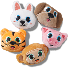 Fuzzy Animal 5 Pack Jibbitz™ charms - Crocs