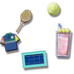Day at The Tennis Court 5 Pack Jibbitz™ charms - Crocs