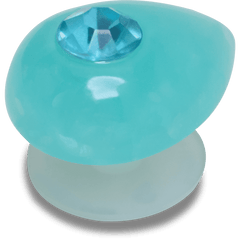 Aquamarine March Birthstone Collection Jibbitz™ charms - Crocs