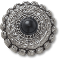 Silver and Black Emblem Jibbitz™ charms - Crocs