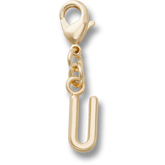Gold Letter U Charm Jibbitz™ charms - Crocs