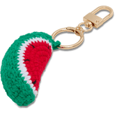 Crochet Watermelon Bag Charm - Crocs