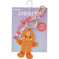 Gingerbread Man Bag Charm - Crocs