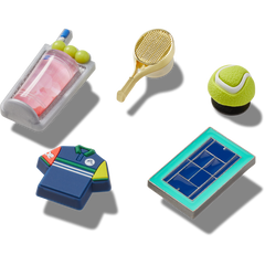 Day at The Tennis Court 5 Pack Jibbitz™ charms - Crocs