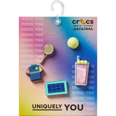 Day at The Tennis Court 5 Pack Jibbitz™ charms - Crocs