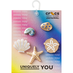 Gold Seashell 5 Pack Jibbitz™ charms - Crocs