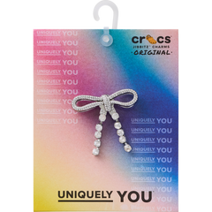 Silver Gem Bow Jibbitz™ charms - Crocs
