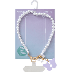 Baroque Pearl Phone Wristlet - Crocs